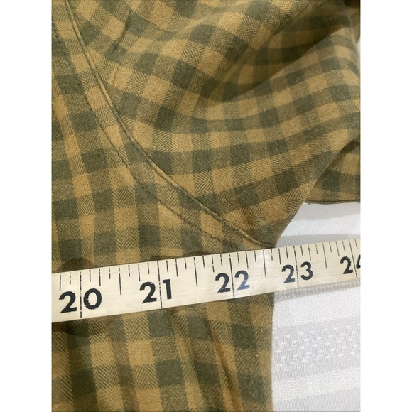 Eddie Bauer Ladies Long Sleeve Button Up Casual Shirt Size XL Hunter Green - Picture 4 of 5